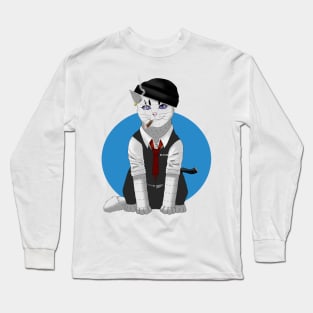 mafia cat Long Sleeve T-Shirt